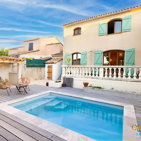 Maison Jade - Avec Piscine - Barbecue - Calme * Narbona