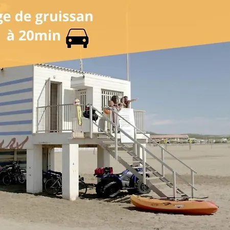 Maison Jade - Avec Piscine - Barbecue - Calme Casa de Férias Narbona