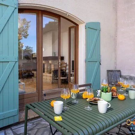 Casa de Férias Maison Jade - Avec Piscine - Barbecue - Calme Narbona