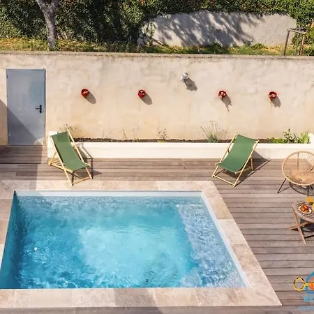 Maison Jade - Avec Piscine - Barbecue - Calme Casa de Férias Narbona