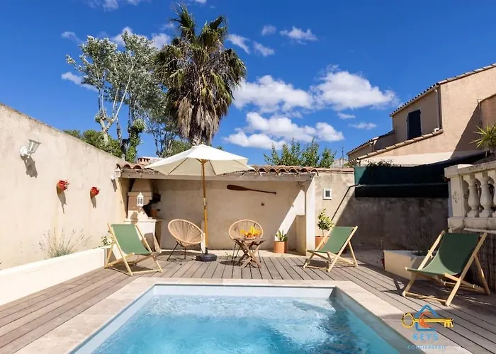 Maison Jade - Avec Piscine - Barbecue - Calme Prázdninový dům *